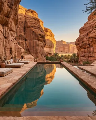 Hôtel avec piscine à Al Ula