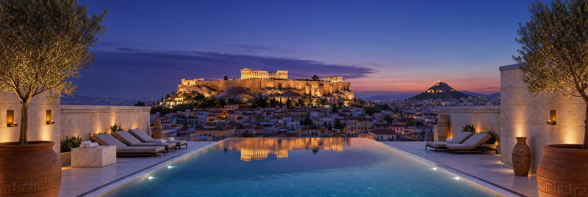 Hôtel avec piscine à Athènes