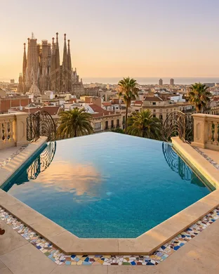 Piscine d'hôtel à Barcelone