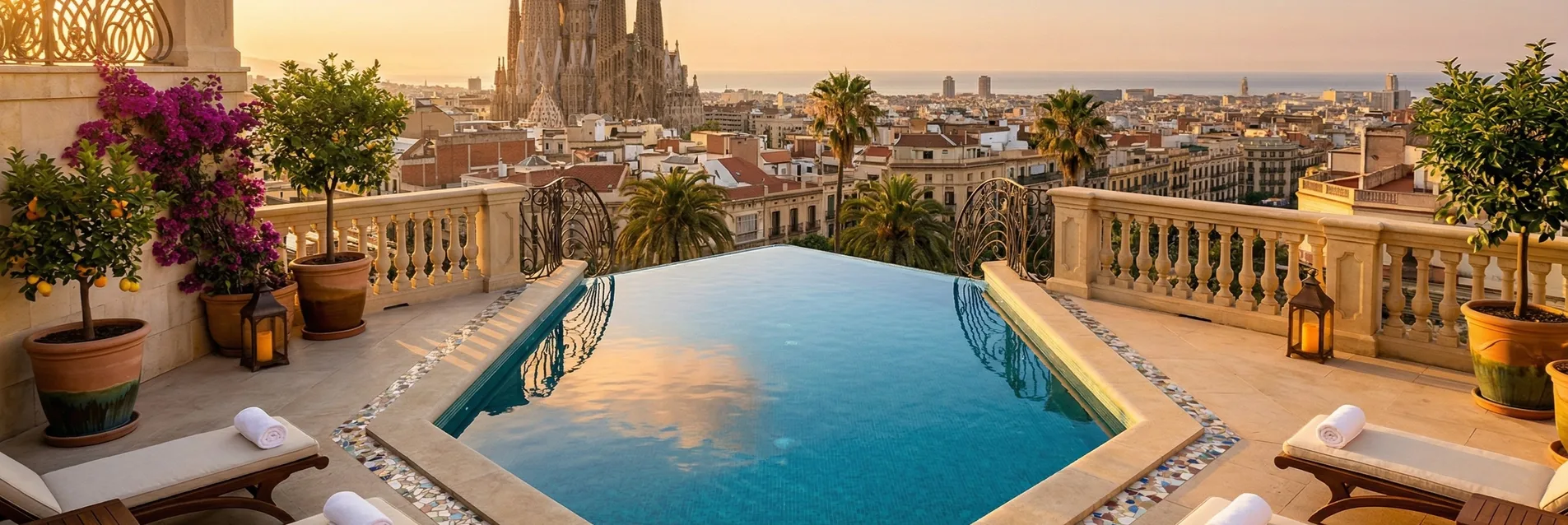 Hôtel avec piscine à Barcelone