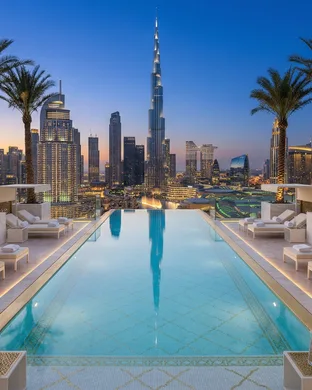 Hôtel avec piscine à Dubaï