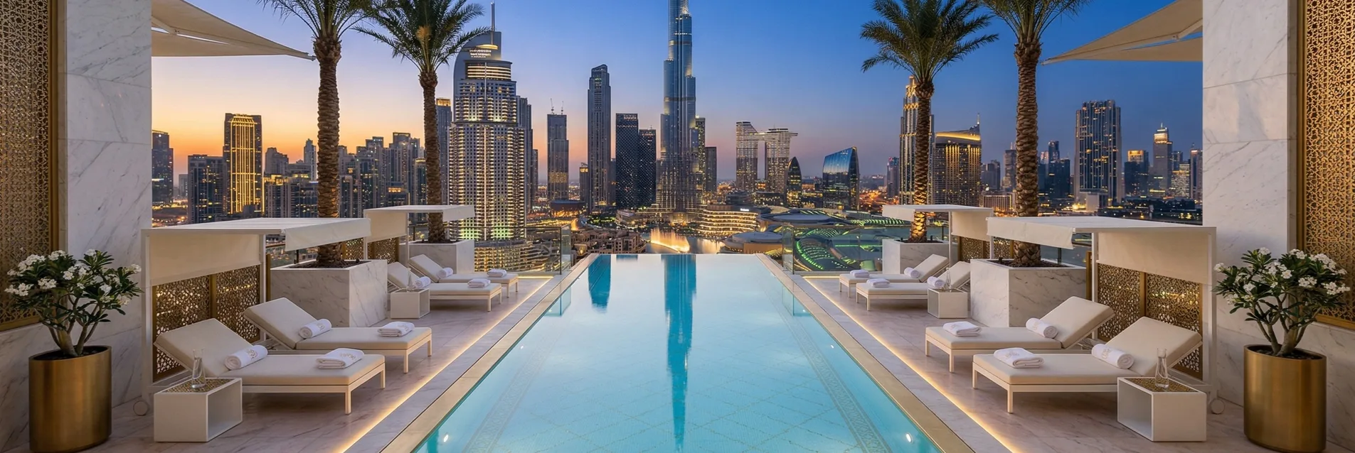 Hôtel avec piscine à Dubaï