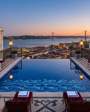 Piscine d'hôtel à Lisbonne