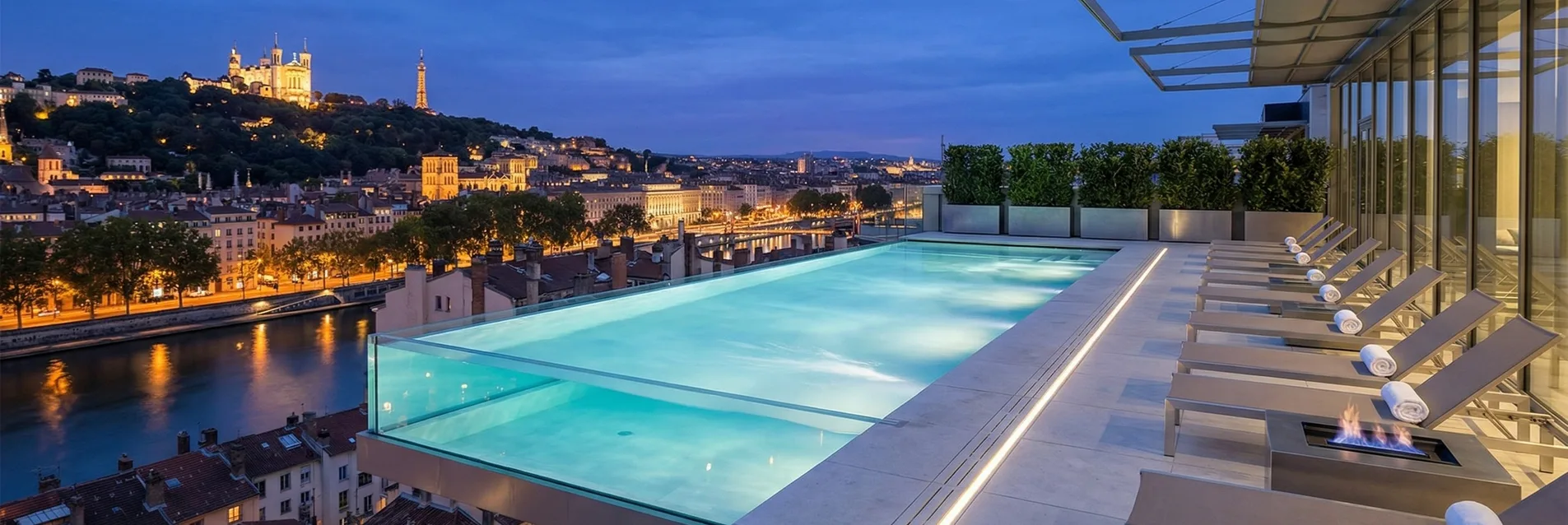 Hôtel avec piscine à Lyon
