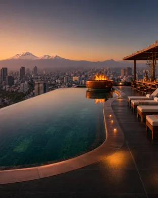 Piscine d'hôtel à Mexico