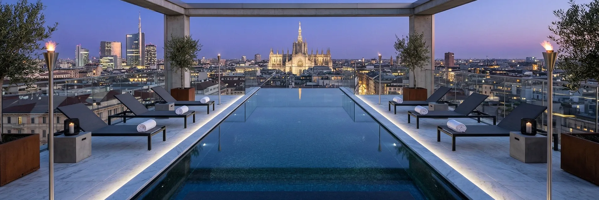 Hôtel avec piscine à Milan