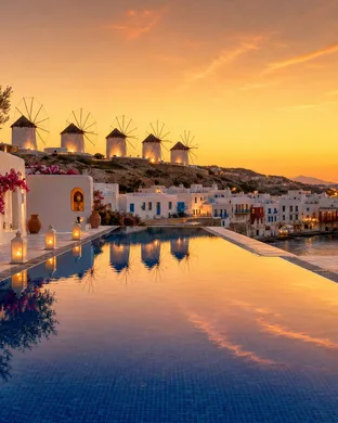 Hôtel avec piscine à Mykonos
