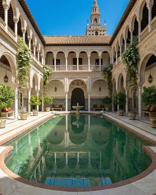 Piscine d'hôtel à Séville