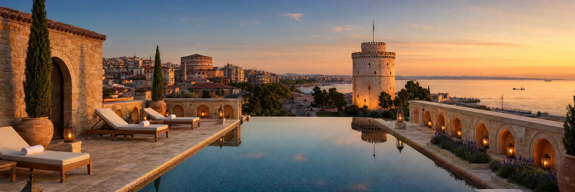 Hôtel avec piscine à Thessalonique