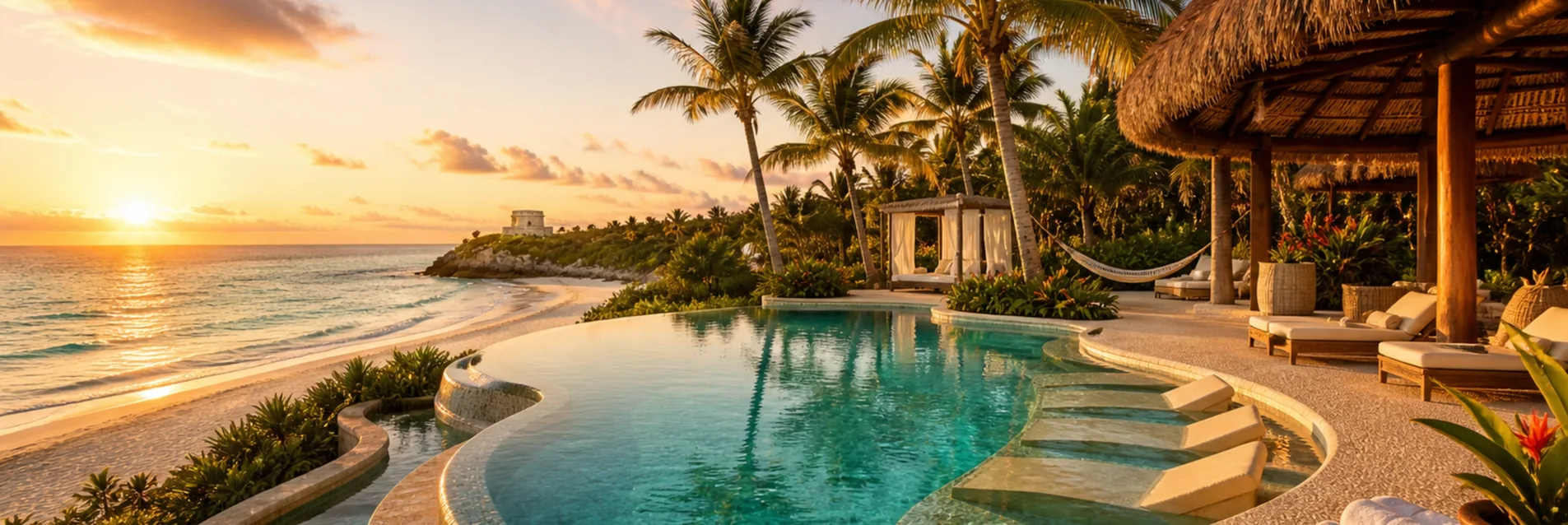 Hôtel avec piscine à Tulum