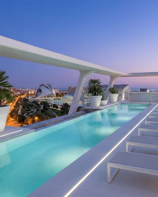 Piscine d'hôtel à Valence